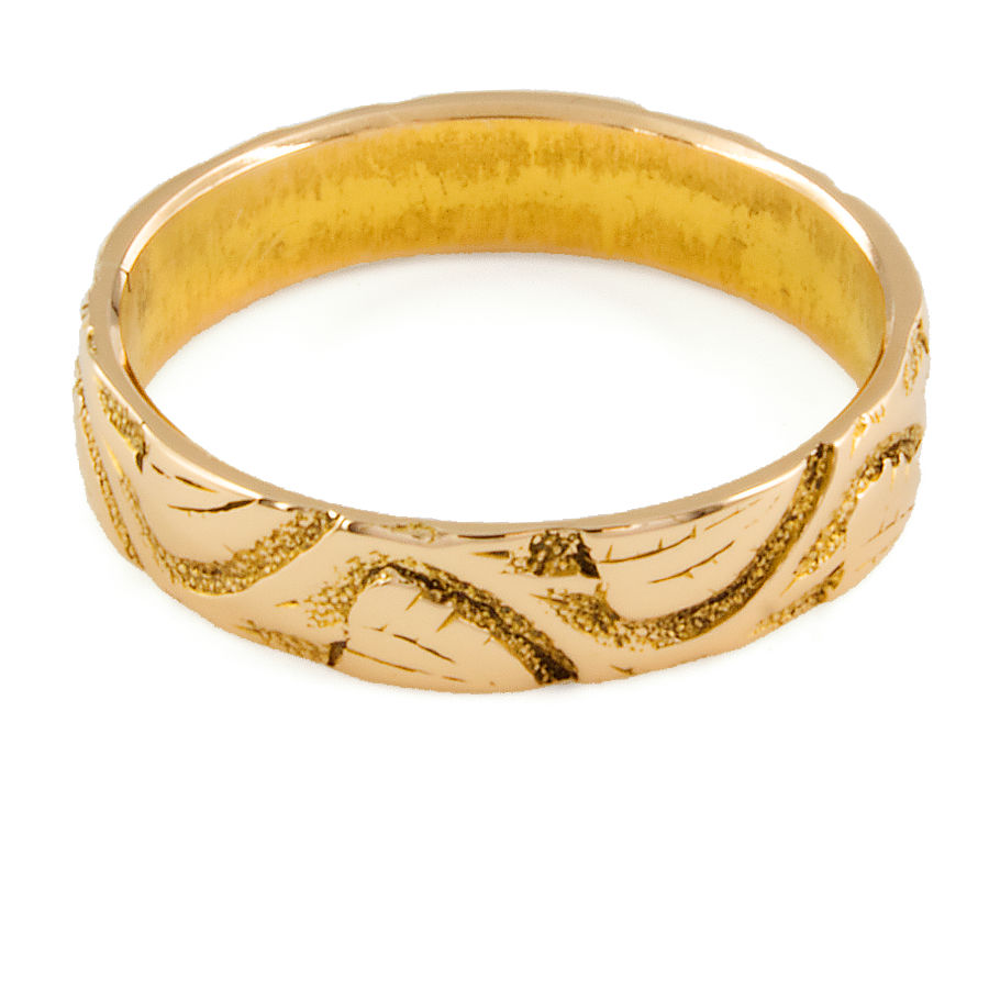 18ct gold 1897 Chester Hallmark Wedding Ring size M